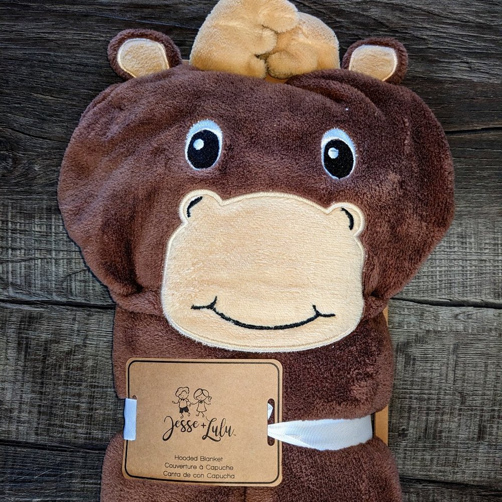 Hooded Blanket - Moose